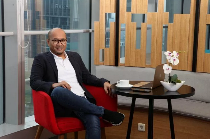 Direktur Utama Telkomsel Setyanto Hantoro. (dok. ANTARA)