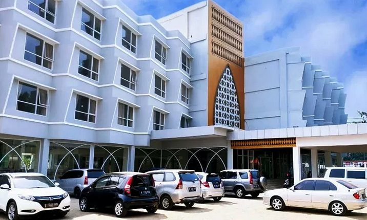 Gedung Arafah di Asrama Haji Pondok Gede yang dijadikan sebagai tempat penanganan pasien COVID-19. (indoposonline.NET/kemenag)