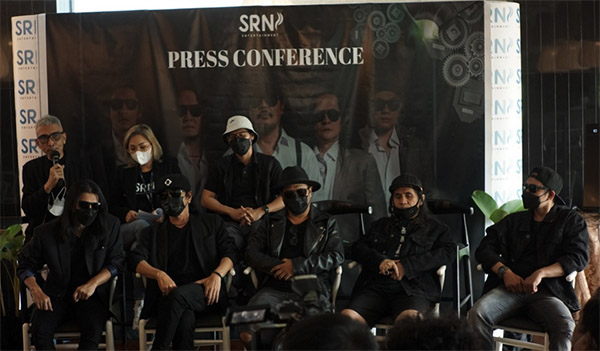 Band rock Jamrud menggelar jumpa pers 25  tahun berkarya. Foto : indoposnews.co.id