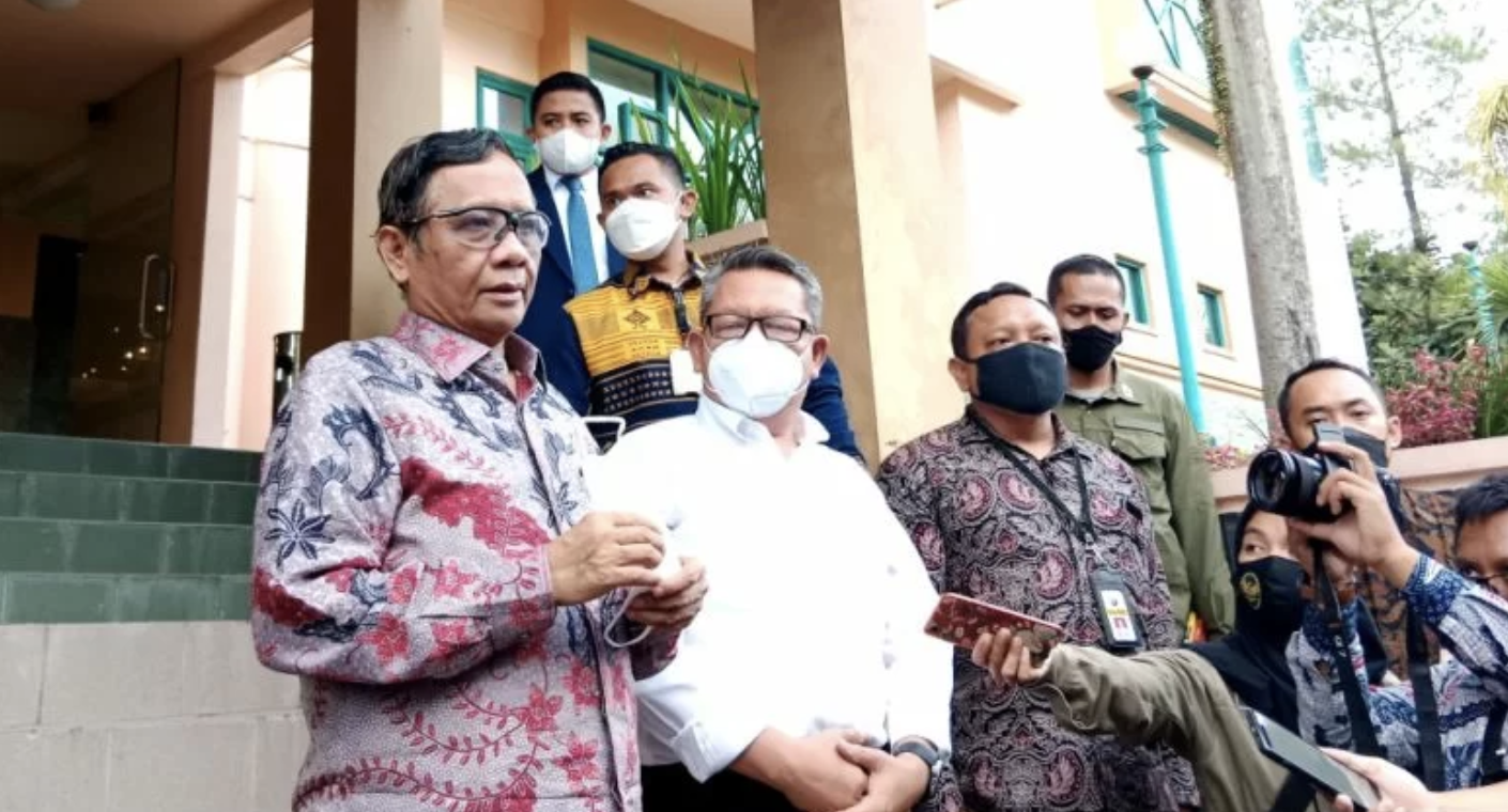 Menteri Koordinator Bidang Politik, Hukum, dan Keamanan (Menko Polhukam) Mahfud MD