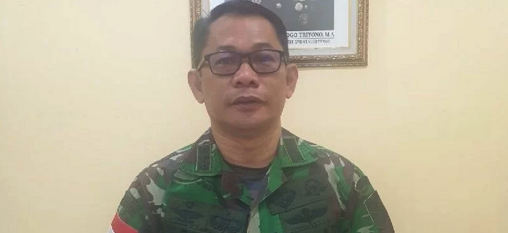 Kepala Penerangan Kodam XVII/Cenderawasih, Kolonel Infantri Aqsha Erlangga.