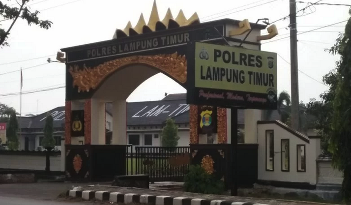 Ilustrasi Kantor Polres Lampung Timur.