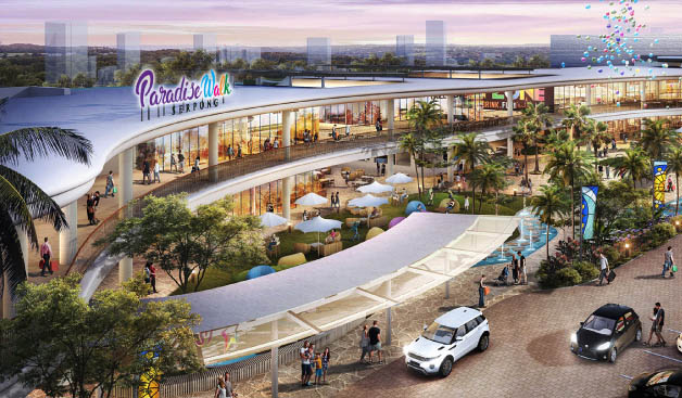 paradise serpong walk . (foto ist)