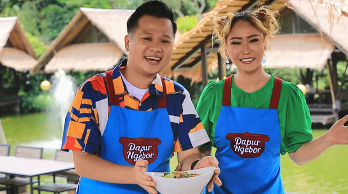 Inul Daratista bersama Chef Ben Imantaka. foto : MNCTV for indoposnews
