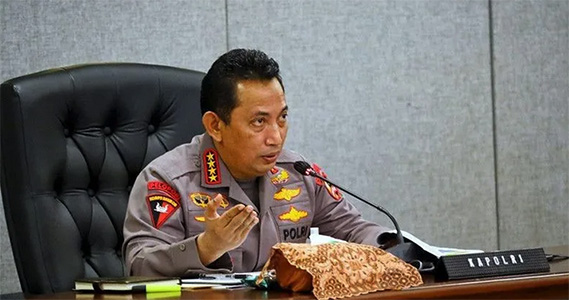 Kapolri Jenderal Pol. Listyo Sigit Prabowo. foto : indoposnews / antara