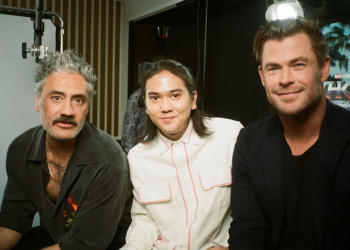 Iqbaal Ramadhan Foto Bareng Chris Hemsworth dan Sutradara Taika Waititi, Ada Apa Ya!