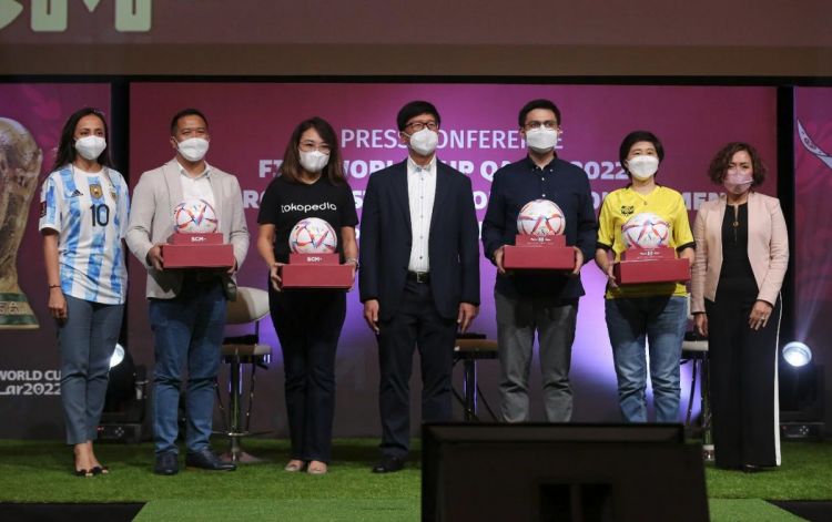 Jumpa pers secara virtual FIFA World Cup Qatar 2022™ SCM Broadcast Sponsors Announcement