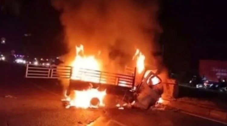 Mobil Terbakar, Empat Orang Tewas di Subang