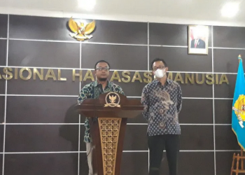 Komisioner Komnas HAM RI Mohammad Choirul Anam di Jakarta, Senin.