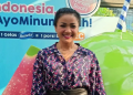 Aktris Nirina Zubir saat bertemu media di Lucy In The Sky, Jakarta, Senin (1/8/2022)