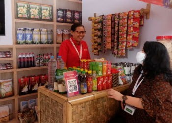 Warung Juragan Made, yang mengikuti program Mitra Bukalapak, berpartisipasi dalam pameran Digital Transformation Expo (DTE) di Bali.