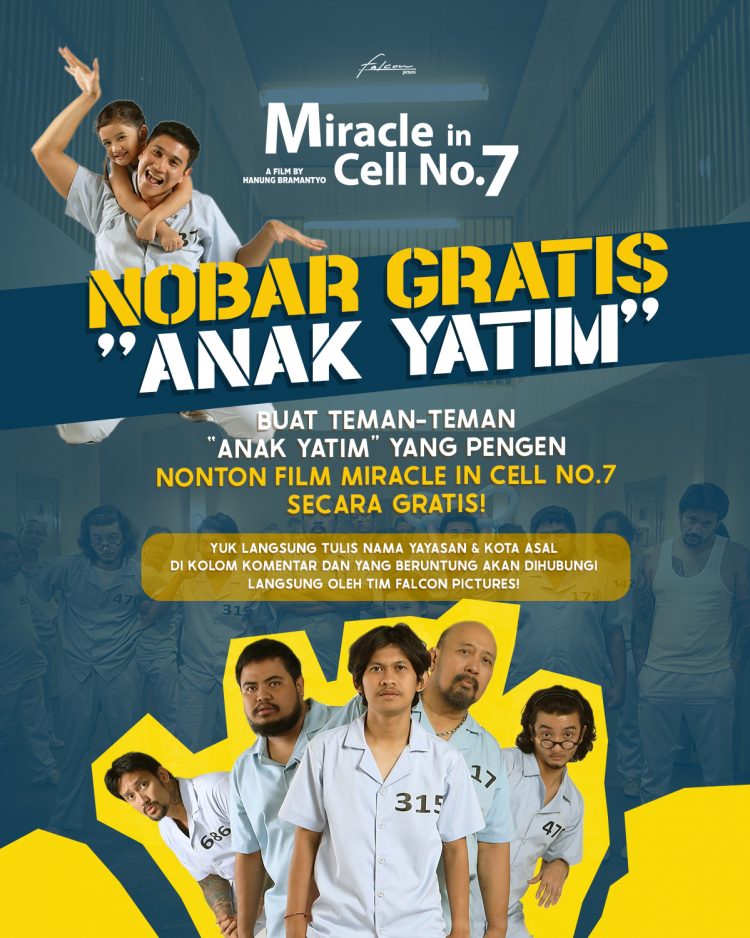 Miracle In Cell No 7 Adakan Nonton Bareng Anak Yatim Gratis