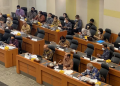 Direktur Jenderal Anggaran Kemenkeu Isa Rachmatawarta dalam Raker bersama Banggar DPR RI di Jakarta, Selasa (20/9/2022). (ANTARA/AstridFaidlatulHabibah)