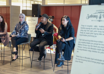 jumpa pers Pagelaran Sabang merauke yang diadakan di Auditorium iForte, Menara BCA, Jakarta, Jumat (28/10).