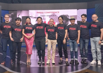 para pemain original series 12 hari saat jumpa pers (ist)