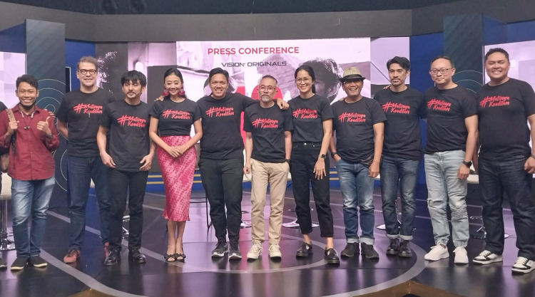 para pemain original series 12 hari saat jumpa pers (ist)