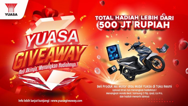 Yuasa Bagi-Bagi Hadiah Total Rp 500 Juta, Begini Cara Ikutnya. Foto: dok. Yuasa