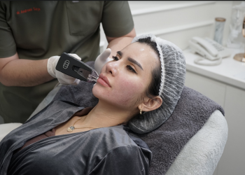 Maria Vania Treatment Infus Level Up dan M2M di Klinik Dermapro Jakarta