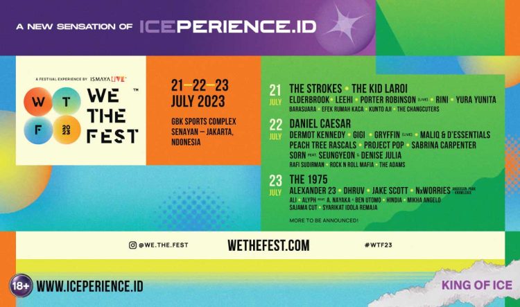 Digelar Selama Tiga Hari, ini Sensasi We The Fest 2023
