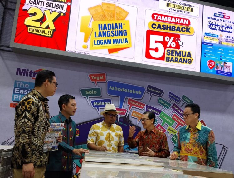 Beroperasi, Mitra10 Bintaro Jaya Patok Traffic 30 Ribu Warga Tangsel