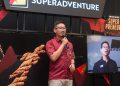 Para peserta SuperAdventure Superpreneur 2023 memaparkan konsep dan ide bisnis kepada para judges saat final regional yang digelar di lima regional section, yaitu Jawa Barat, luar pulau Jawa, Jawa Tengah, Jawa Timur, dan Jabodetabek.