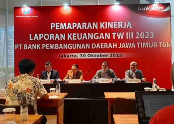 Agresif Salurkan Kredit, Bank Jatim Raup Laba Rp1,09 Triliun