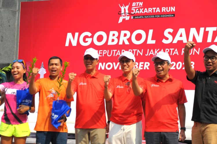 Dukung Sport Tourism, BTN Geber Jakarta Run 2023 