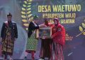 Malam Puncak Apresiasi Lomba Desa Wisata Nusantara (LDWN) 2023 digelar di Desa Senggigi, Batu Layar, Lombok Barat, Nusa Tenggara Barat, Jumat (24/11/2023). Lomba Desa Wisata Nusantara sebagai bentuk apresiasi untuk desa-desa yang telah berhasil merintis dan mengembangkan obyek wisata melalui Badan Usaha Milik Desa (BUMDes).
