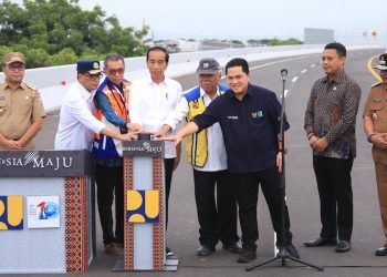 Konektivitas Intim, Jokowi Resmikan Jalan Akses Tol MNP
