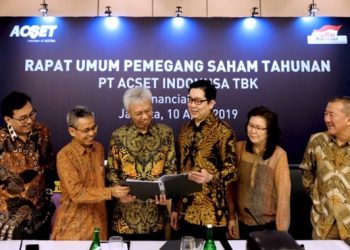 Pendapatan Positif, Acset Akumulasi Rugi Rp3,55 Triliun