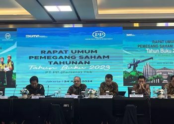 Melesat 176 Persen, PT PP Mengemas Laba Rp94 Miliar