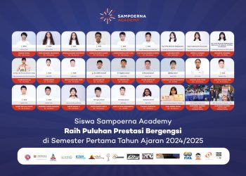 Paruh Pertama 2024/2025, Siswa Sampoerna Academy Catat Prestasi Bergengsi