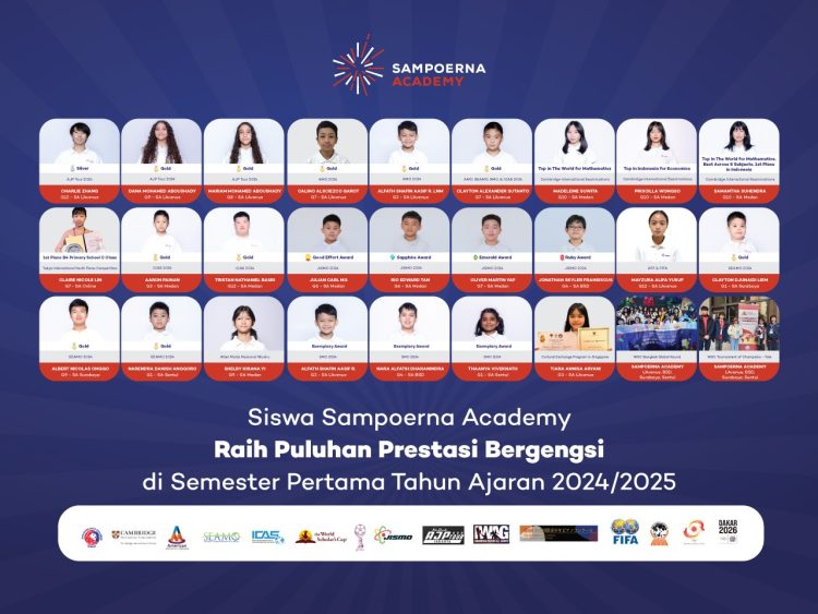 Paruh Pertama 2024/2025, Siswa Sampoerna Academy Catat Prestasi Bergengsi