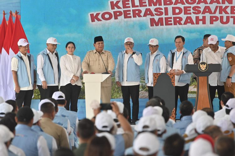 Presiden RI Prabowo Subianto meresmikan peluncuran 80 ribu Koperasi Desa dan Kelurahan Merah Putih (Kopdes Merah Putih) di Kabupaten Klaten, Jawa Tengah, Senin (21/7/2025)